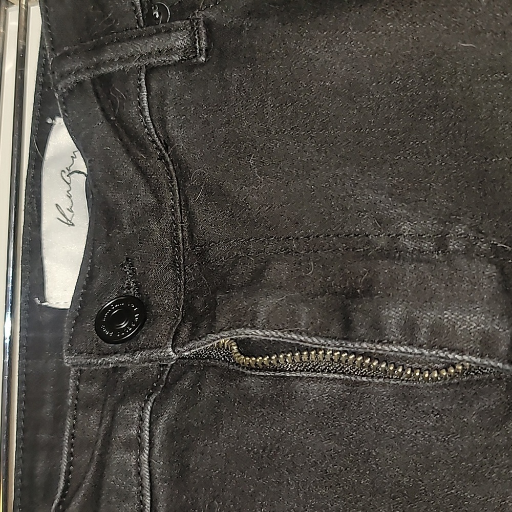 KanCan Black Jeans with Distressing - Picture 5 of 13